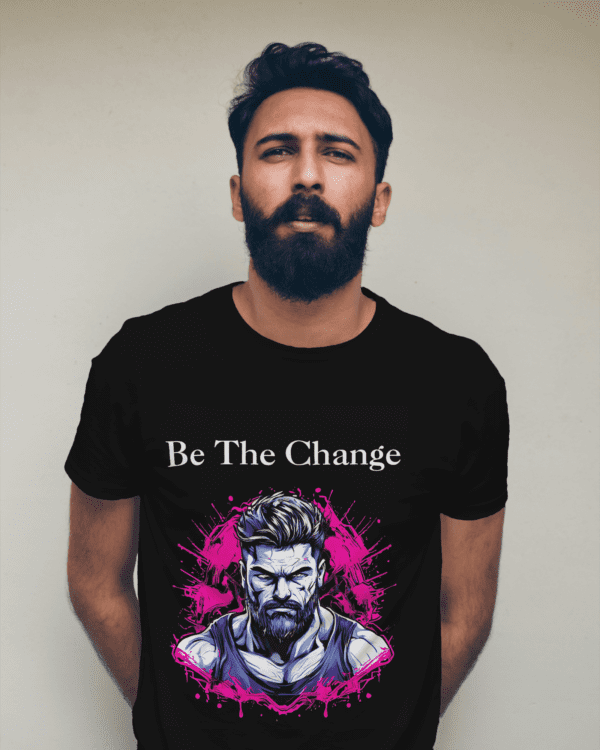 "Be The Change" Motivational Tee for Fitness Warriors - Image 3