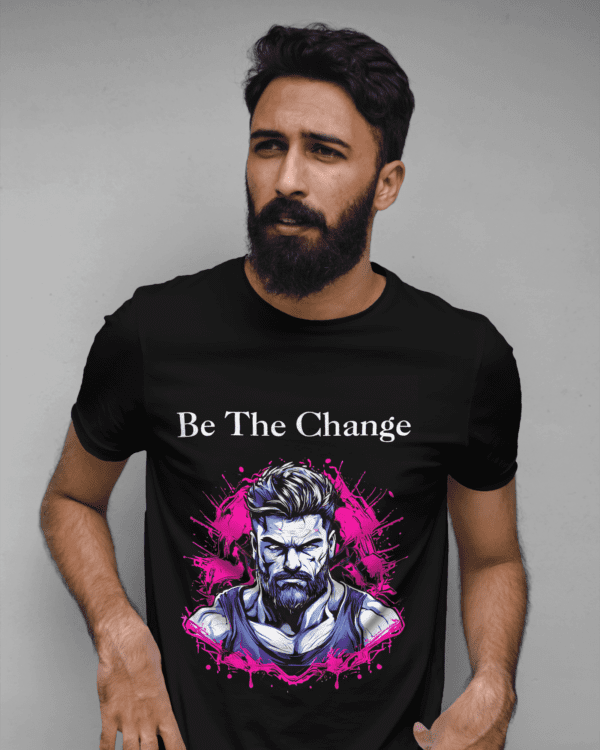 "Be The Change" Motivational Tee for Fitness Warriors - Image 4