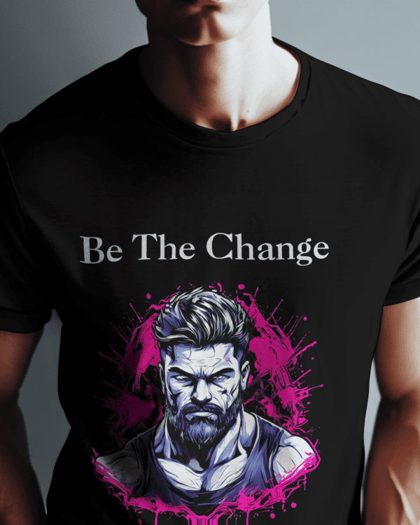 "Be The Change" Motivational Tee for Fitness Warriors - Image 5