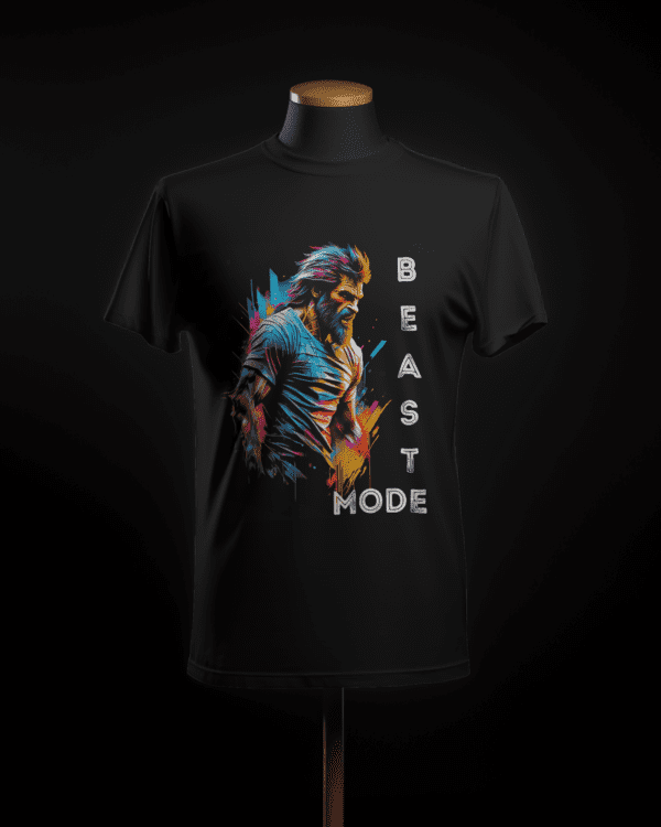 "Beast Mode-2" Motivational Tee for Fitness Warriors