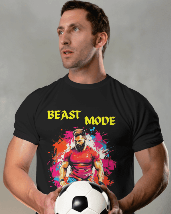 "Beast Mode-3" Motivational Tee for Fitness Warriors - Image 6