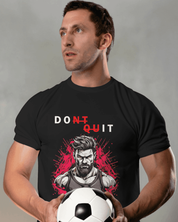 "DONT QUIT" Motivational Tee for Fitness Warriors - Image 6