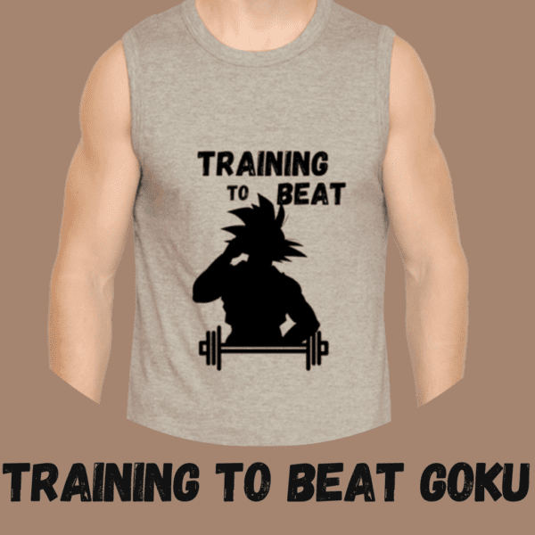 Training To Beat Goku - DBZ Motivation - Grey Melange